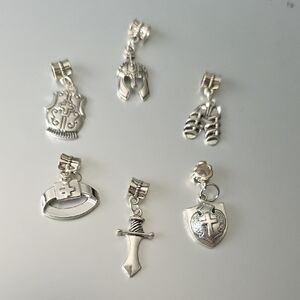 Armor Of GOD CHARMS ZINC ALLOY PANDORA COMPATABLE